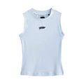 Dusk Blue Women's Varsity High Stretch Fitted Tank