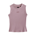 Mauve Women's Varsity High Stretch Fitted Tank