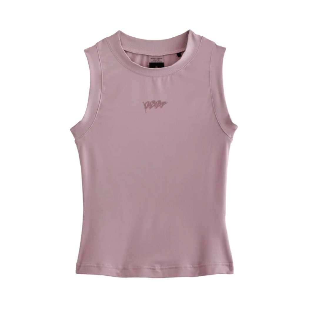 Mauve Women's Varsity High Stretch Fitted Tank
